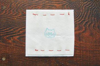 【図案付き！】おうちでチクチク♪ノラネコぐんだんの簡単＆かわいい刺繍プチワッペンの画像4