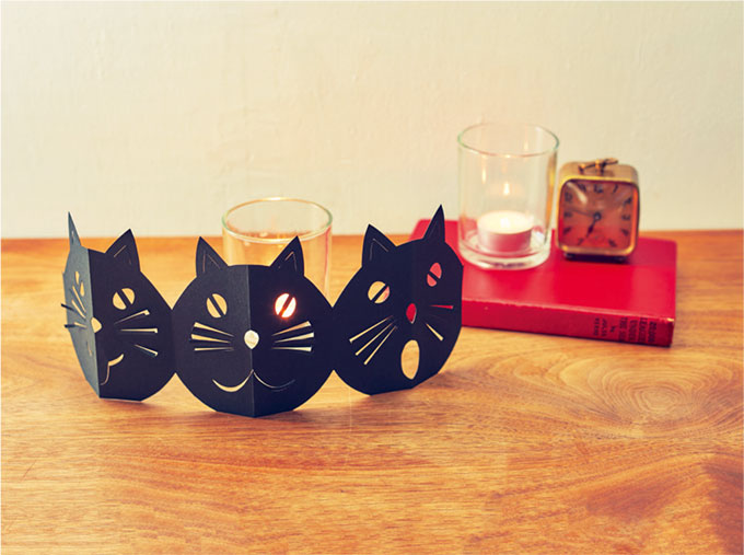ハロウィンの夜は「黒猫のキャンドルシェード」で雰囲気づくり【型紙ダウンロード付き】の画像1