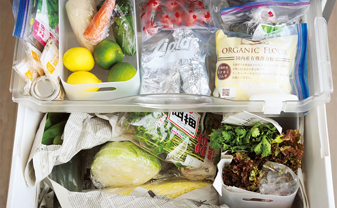 野菜を長持ちさせる保存法＆冷凍庫に入れておきたい意外な食材。平岡淳子さんの「冷蔵庫の使いこなし術・野菜室＆冷凍庫」