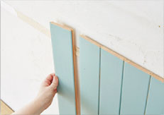 パネルを貼るだけでおしゃれな腰壁が。DIYで憧れの海外の子ども部屋を実現！の画像9