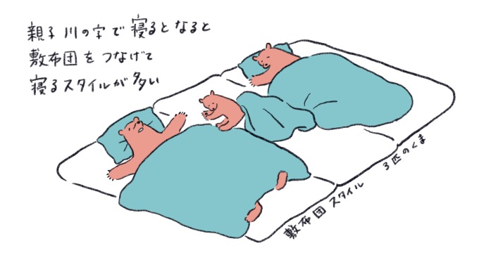 親子川の字で寝たいけれど、隙間はイヤ……。寝室を考察したらこうなった！【くぼあやこの生活雑記・2】の画像1
