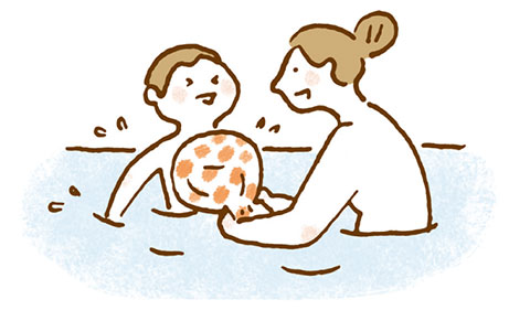 お風呂時間に、ごっこ遊びでスキンシップ！【夏は毎日水遊び！・4】の画像1