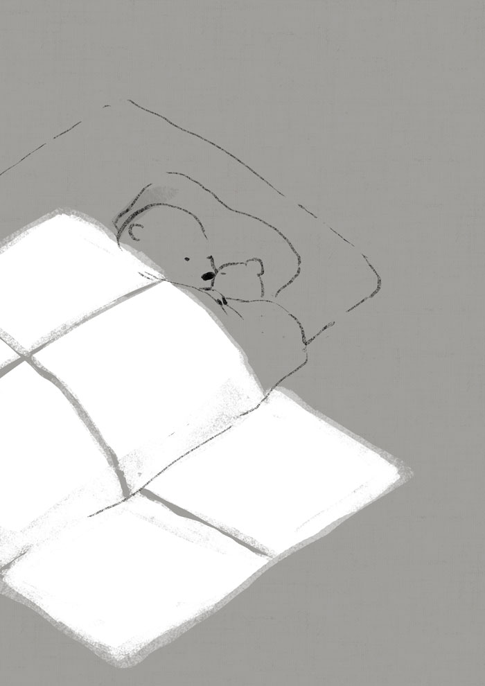 添い寝しているとき 母の体は無意識に動きをセーブしている ももろの子育てもろもろ日記 16 Kodomoe コドモエ 親子時間 を楽しむ子育て情報が満載