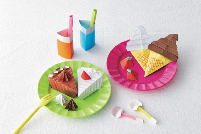 折り紙のケーキとジュースでおままごと♪お出かけ先でも楽しめる、遊べる折り紙をご紹介の画像79