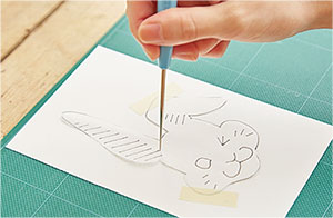 紙刺繍でサンキューカードを手づくりしよう！【基本ステッチ＆図案付き】の画像3