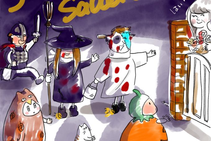ドイツのハロウィンは歯磨き粉を持ったおばけがべったり？【教えて