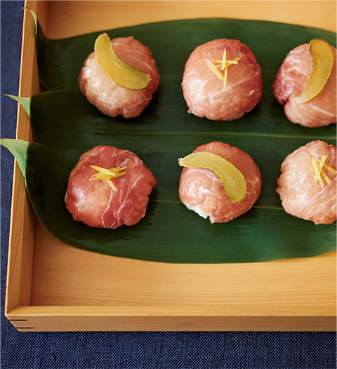 パクッとつまめる洋風おせち「生ハムの手まり寿司」のレシピの画像1