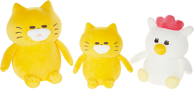 kodomoe shopより新商品♪ 「ノラネコぐんだん」ぬいぐるみ新ポーズ3種 