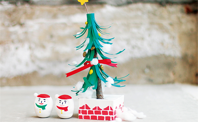 中川政七商店に教わる「枝で作るミニ・クリスマスツリー」の作り方【最新号ちょっと見せ】