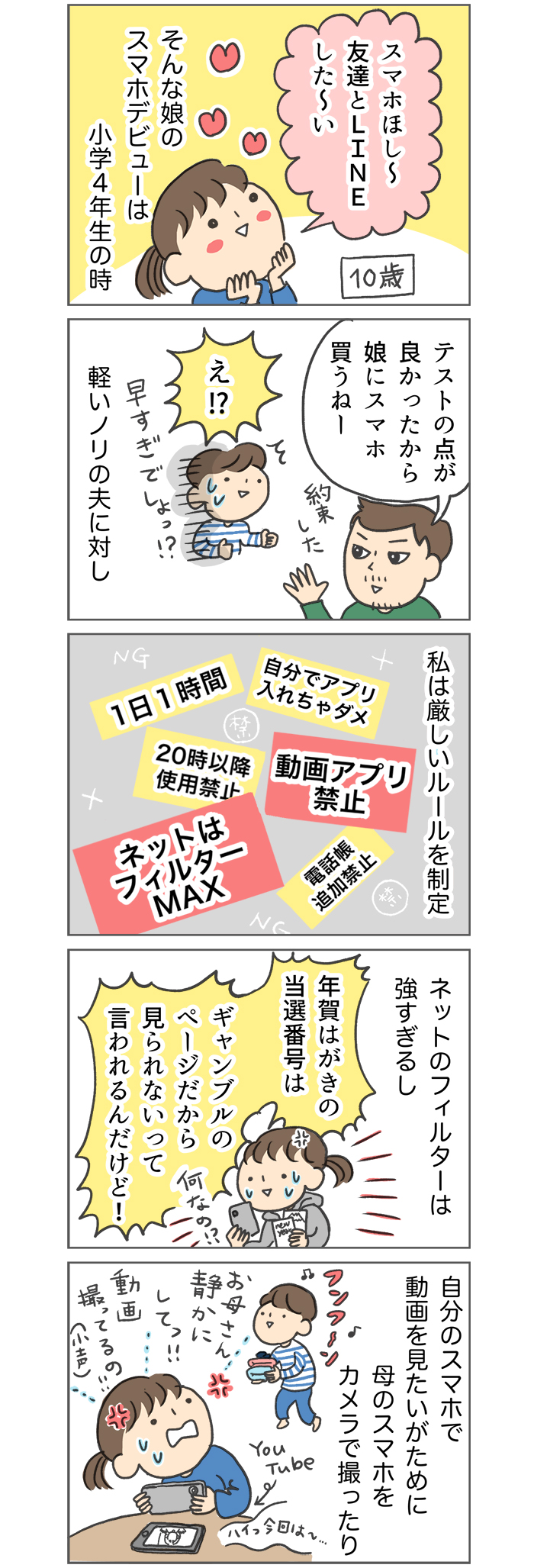 小学4年生でスマホデビュー。厳しいルールを作った結果、娘は 