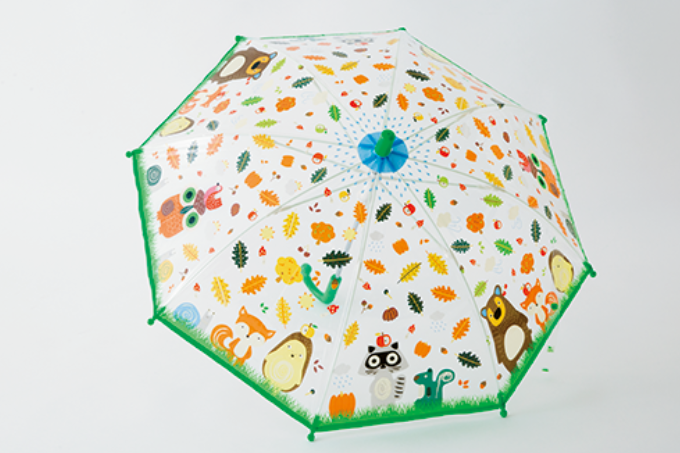 雨降りの日も楽しみに。動物柄が目を引くカラフルな「子ども傘」【「かうめも」kodomoe4月号】