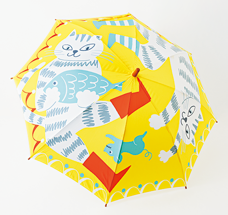長靴をはいた猫がモチーフの「子ども用傘」で雨の日も楽しく♪【「かうめも」kodomoe8月号】の画像1