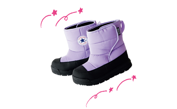 雪や雨の日にひとりで着脱しやすい「コンバースの防水ブーツ」をご紹介【最新号からちょっと見せ】