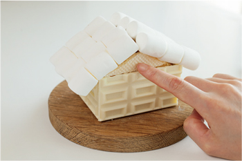 ホワイトクリスマスをカステラと市販のおやつで作ろう！ お菓子の家「まっしろスノーハウス」の画像11