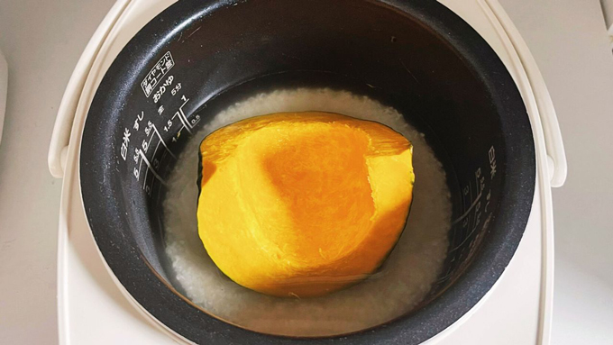 もう切らない！ ドボンと浸けるだけで「かぼちゃご飯」のできあがり！【なにもしたくない日のひらめきレシピ・2の画像5