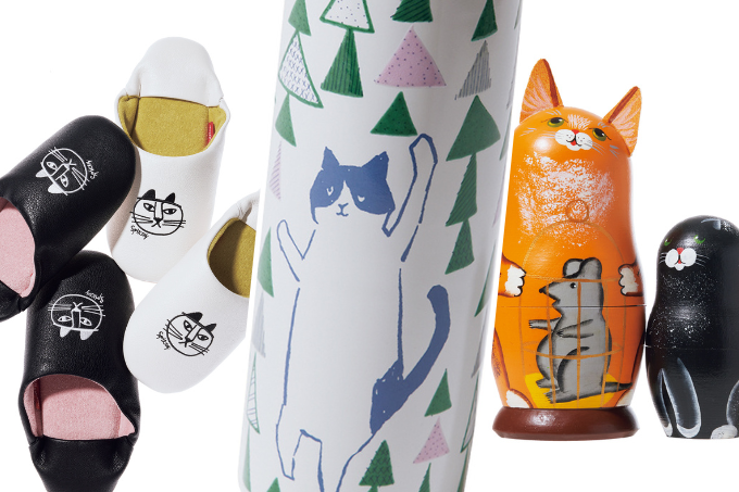 リサ・ラーソンのバブーシュなど、リビングのインテリアに「ねこグッズ」を♪【最新号からちょっと見せ】