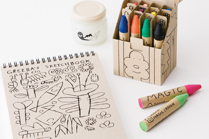 プレゼントにもらってうれしい! お絵描きや工作が楽しくなる「クレヨン、のり、スケッチブック」のご紹介【こどモノ6月号】