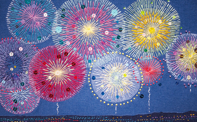 kodomoeの付録絵本が単行本に!「ひみつのはなび」で色鮮やかな刺繍の花火を楽しんで♪の画像2