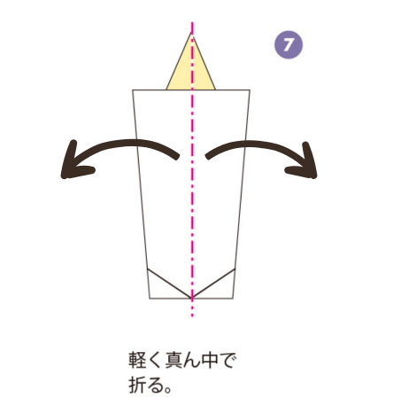 ハロウィンを楽しむおりがみ♪ カードに貼ったり、ガーランドにも♪「ろうそく」の作り方【最新号からちょっと見せ】の画像9