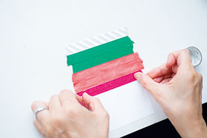 ちぎって貼って親子で楽しい！ マステでメリークリスマス！「ブーツのオーナメント」を作ってみよう♪の画像3