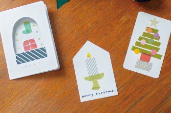 マステで作る「スノードーム風カード」でメリークリスマス! ちぎって貼って親子で楽しい!