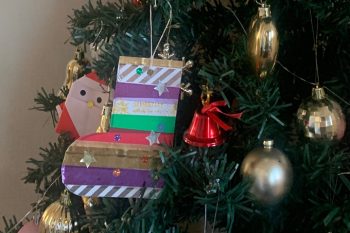 クリスマス飾りを子どもと一緒に作ってみました♪「マステ」で「ブーツのオーナメント」【編集部スタッフイチオシ!】