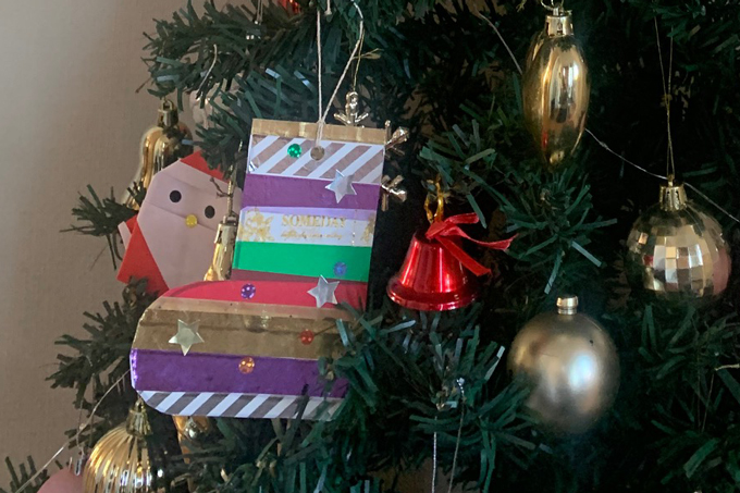 クリスマス飾りを子どもと一緒に作ってみました♪「マステ」で「ブーツのオーナメント」【編集部スタッフイチオシ！】