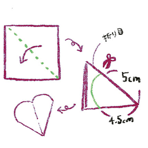 【バレンタイン工作】ボーネルンドに教わる「飾れるハートのメッセージカード」のつくり方の画像2