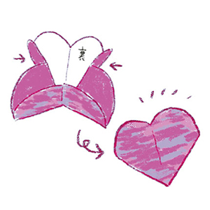 【バレンタイン工作】ボーネルンドに教わる「飾れるハートのメッセージカード」のつくり方の画像6