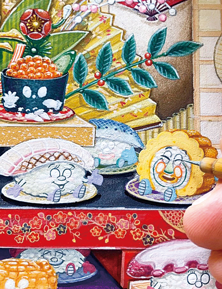 【絵本作家インタビュー】描き込みがすごい！『スーパーマーケットはなまる』の続編登場。作者・やまもとしんじさんにインタビューの画像6