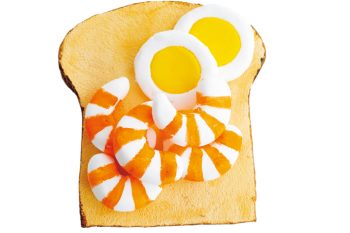 【食パン工作】本物みたい！「基本の食パン」をマスターして「えび＆卵ののっけトースト」を作ってみよう！