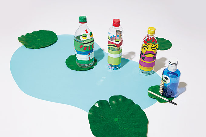 【雨の日工作】「ギコギコ」「コロコロ」カエルが鳴いているみたい! ペットボトルや段ボールで、楽器「ギロ」を手作りしてみよう!