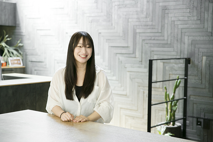 丸山さんインタビュー中